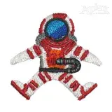 Astronaut Embroidery Design