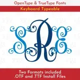 Fiona Interlocking TrueType Font