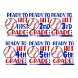 Ready to Hit Grade School SVG Cuttable Designs