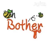 Oh Bother Bee Embroidery Design
