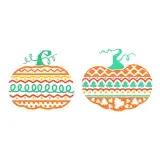 Decor Pattern Pumpkin SVG Cuttable Design