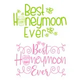 Best Honeymoon Ever SVG Cuttable Design