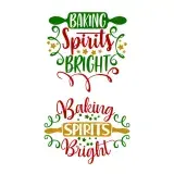 Baking Sprits Bright SVG Cuttable Design