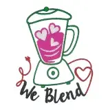 We Blend Embroidery Design
