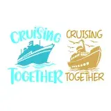 Cruising Together Cruise Ship SVG Cuttable Design