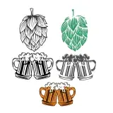 Barley Beer SVG Cuttable Design