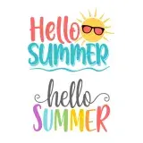 Hello Summer Cuttable Design