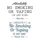 No Smoking Or Vaping Cuttable Design