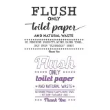 Bathroom Sign Cuttable Design