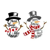 There's Snow Place Like Home Cuttable Design