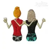 Best Friends Embroidery Design