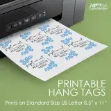 Forget-Me-Not Real Estate Tag SVG Cuttable Design