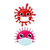 Germ With Mask Cuttable Design