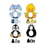 Egg Holder Pack Cuttable Design