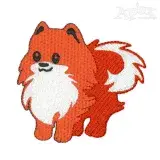 Pomeranian Dog Embroidery Designs