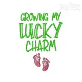 Growing My Lucky Charm Embroidery Design