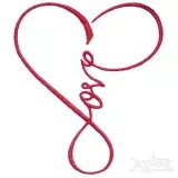 love Infinity Heart Design