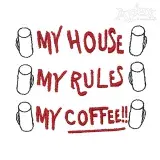 My House Embroidery Design