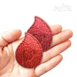Blood or Water Drop ITH Feltie In the Hoop embroidery Design