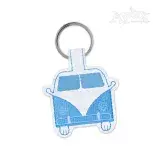 Vintage Van Bus Sanitizer Holder Keychain Feltie ITH Embroidery Design