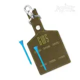 Golf Tee Holder Keychain Key Fob In the Hoop Embroidery Design