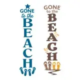Beach Sign Cuttable Design