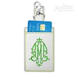 Card Holder Key Fob Keychain In the Hoop ITH Embroidery Design