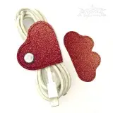 Heart Cord Keeper ITH Embroidery Design