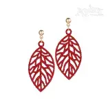Leaf Earrings Free Standing Lace ITH Embroidery Design