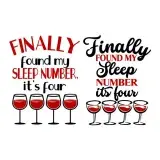 Finally Found My Sleep Number Cuttable Design