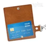 ID Tag Card Holder Key Fob ITH Embroidery Design