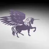 Unicorn with Wings SVG Cuttable Design