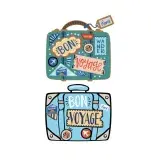 Bon Voyage Luggage Cuttable Design