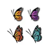 Flying Butterfly Cuttable Design