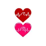 Heart Beat Wave SVG Cuttable Design