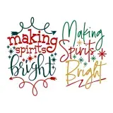 Making Spirits Bright Cuttable Design