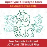 Sweet Briar Flourish Basic True Type Font