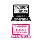 Teaching From A Distance Cuttable Design