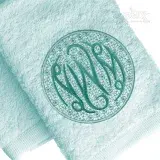 Circle Knockdown Monogram Embroidery Frame