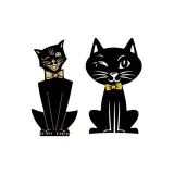 Winking Cat Cuttable Design