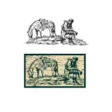 Cowboy with Horse Cuttable Design