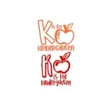 K is For Kindergarten Cuttable Design