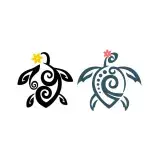 Tribal Turtle Cuttable Design
