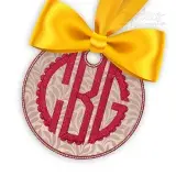 Circle Monogram Embroidery Frame