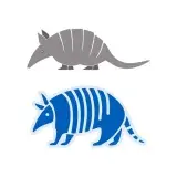 Armadillo Sticker Cuttable Design