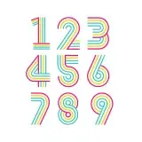 Number Set Cuttable Design
