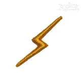 Lightning 3D Puff Foam Embroidery Design