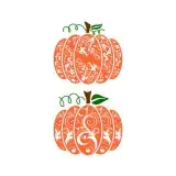 Swirly Pumpkin Cuttable Design