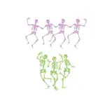 Dancing Skeleton Cuttable Design