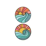 Ocean Sunset Cuttable Design
